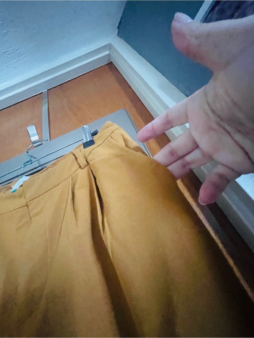 Forever 21 Mustard High Waist Tapered Ankle Trousers 90s Minimalist, size M - Picture 7 of 8